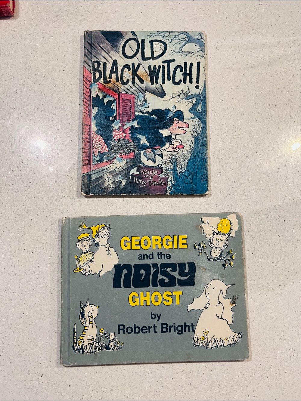Vintage children’s books Black Witch & Georgie & the Noisy Ghost book Set